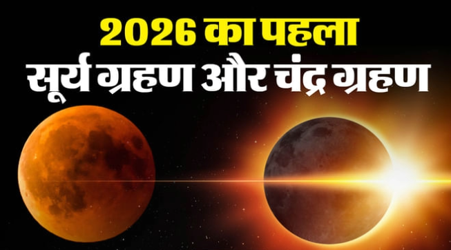 Grahan 2026: कब लगेगा साल 2026 का पहला सूर्य और चंद्र ग्रहण? रखें इन बातों का ध्यान